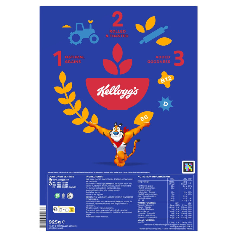 Kellogg's Frosties cereal 2 x 925g, UK version