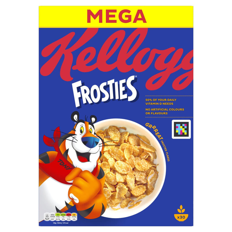 Kellogg's Frosties cereal 2 x 925g, UK version