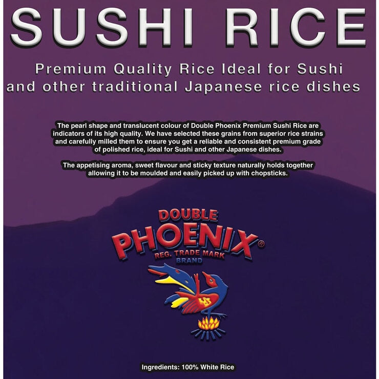 Phoenix Premium Sushi Rice 10kg, imported from the UK