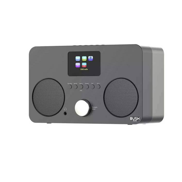 Bush mini hi-fi system grey - British product