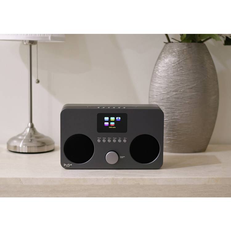 Bush mini hi-fi system grey - British product