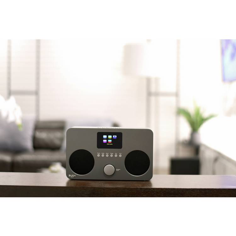 Bush mini hi-fi system grey - British product