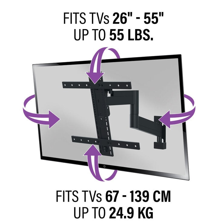Sanus SMF421-B2 TV wall mount 26-55 (British brand)