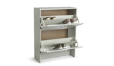 Argos Home grey shoe storage cabinet for 10 pairs - British product