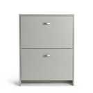 Argos Home grey shoe storage cabinet for 10 pairs - British product