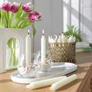 Habitat unscented taper dinner candles pack of 20, UK version