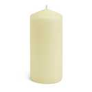 Habitat unscented pillar candle set 15.8cm height, UK version