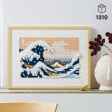LEGO Art Hokusai The Great Wave wall art set 1810 pieces, imported from the UK