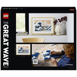 LEGO Art Hokusai The Great Wave wall art set 1810 pieces, imported from the UK