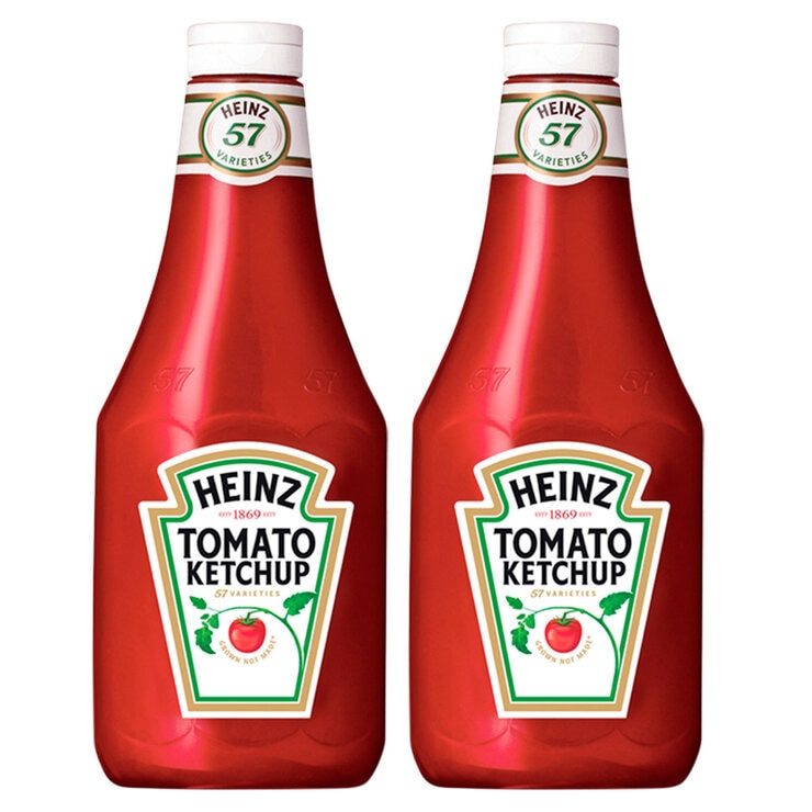 Heinz tomato ketchup 2 x 1.35kg, UK version