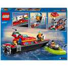 LEGO City Fire Rescue Boat building set 144 pieces, UK version