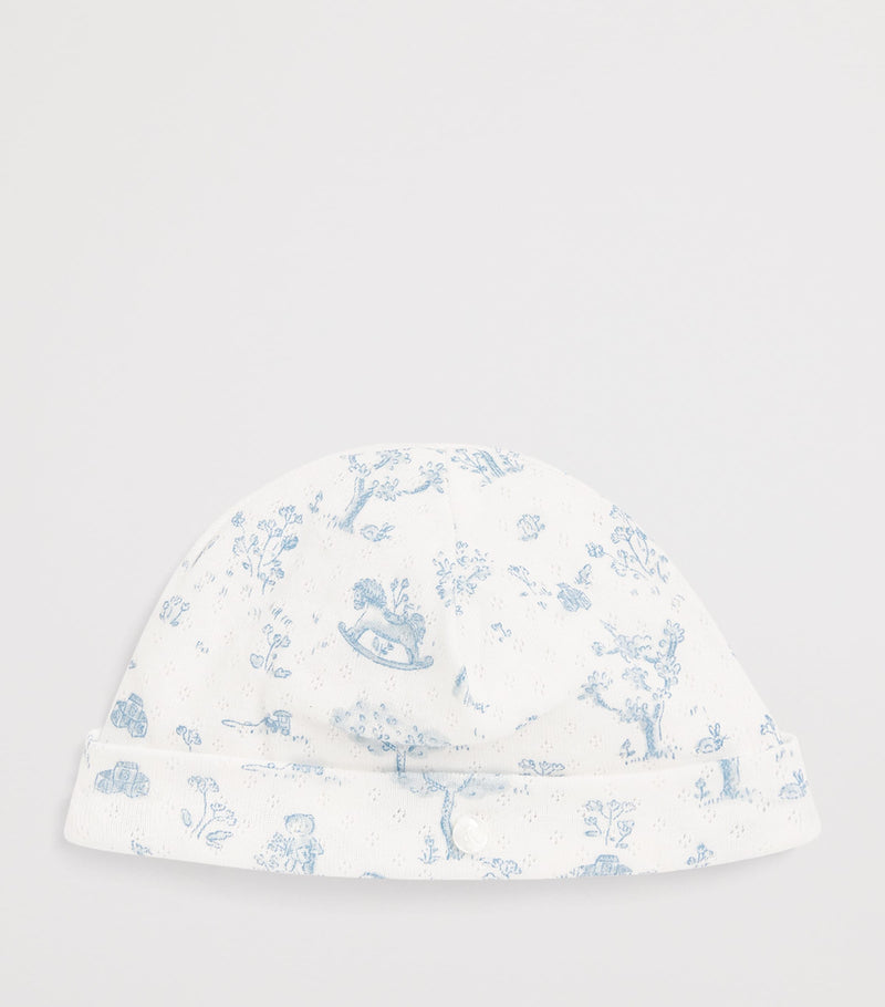 Tartine et Chocolat cotton printed beanie for babies (British brand)
