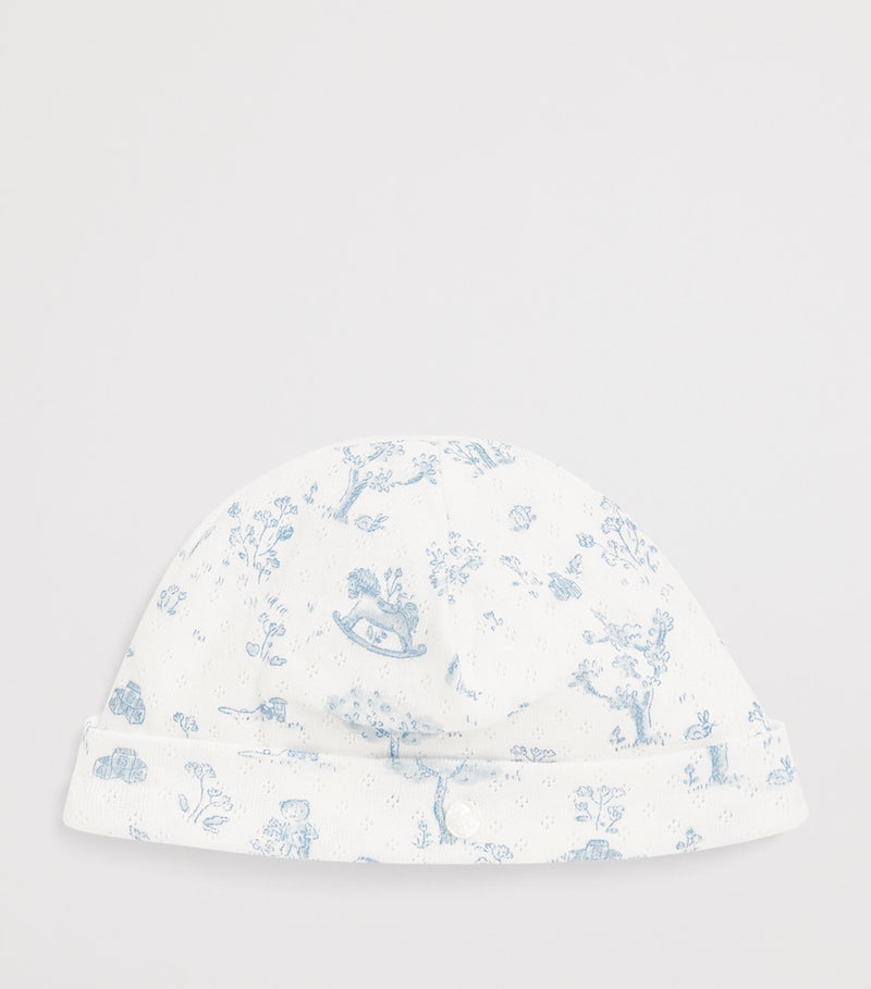Tartine et Chocolat cotton printed beanie for babies (British brand)