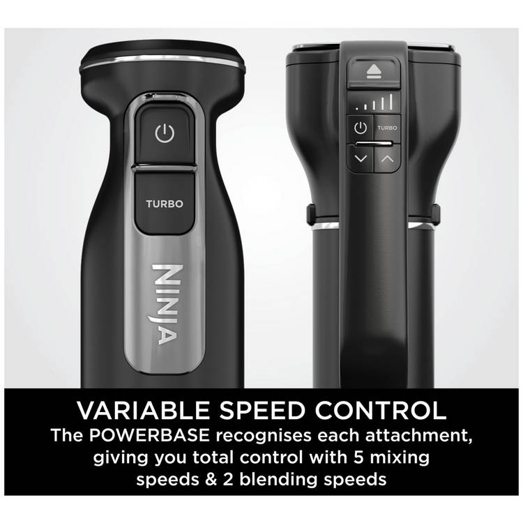 Ninja Foodi 2-in-1 hand blender mixer 850W black - British product