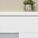 Adam Lomond white electric fireplace suite - British product