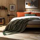 Habitat woven throw green 125x150cm, UK version