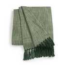 Habitat woven throw green 125x150cm, UK version