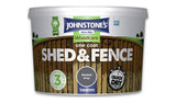Johnstone's Shed & Fence Paint Shaded Grey 9L, UK version