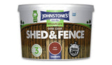 Argos Johnstone's Shed & Fence Paint Red Cedar Exterior Wood Paint 9L- Buy online at McGrocer