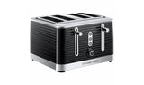 Russell Hobbs Inspire 4 slice toaster black, UK version
