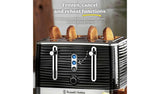 Russell Hobbs Inspire 4 slice toaster black, UK version