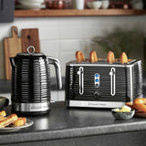 Russell Hobbs Inspire 4 slice toaster black, UK version