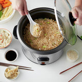 Russell Hobbs rice cooker steamer 1.8L silver (British brand)