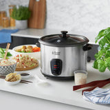 Russell Hobbs rice cooker steamer 1.8L silver (British brand)