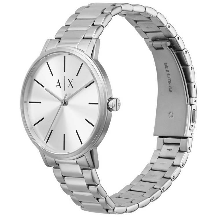 Armani Exchange Cayde watch and bracelet set 42mm - British product