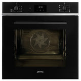 Smeg black built-in single electric oven 60cm (British brand)