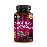 Holland & Barrett New Leaf Products Sage Leaf & Red Clover Herbal Supplement Tablets 120 tablets- Buy online at McGrocer