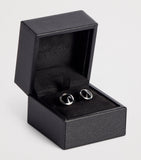 Giorgio Armani sterling silver embellished cufflinks, imported from the UK