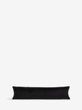Black No Riff Raff cut velvet draught excluder 88cm - British product