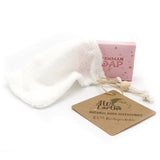 Bamboo Soap Bag with Drawstring - British product