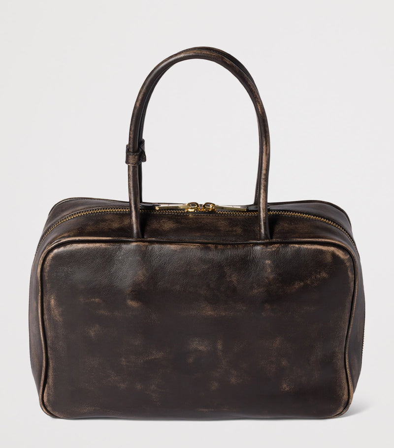 Miu Miu Beau nappa leather top-handle bag (British brand)