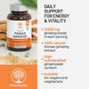 PharmaZen Korean Panax Ginseng Extract 60 Capsules, UK version