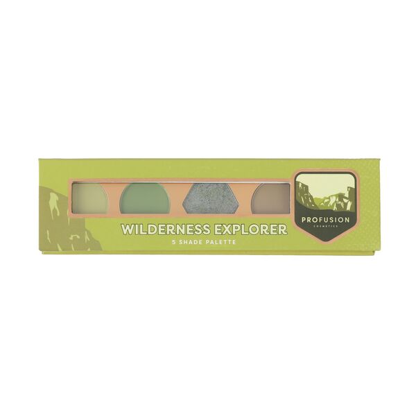 Profusion Cosmetics Wilderness Explorer 5 Shade Palette (British brand)