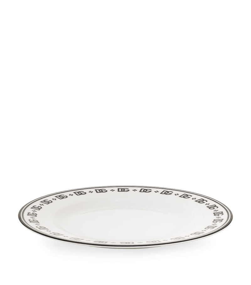 Dolce&Gabbana Casa DG logo dinner plates 26.5cm - British product