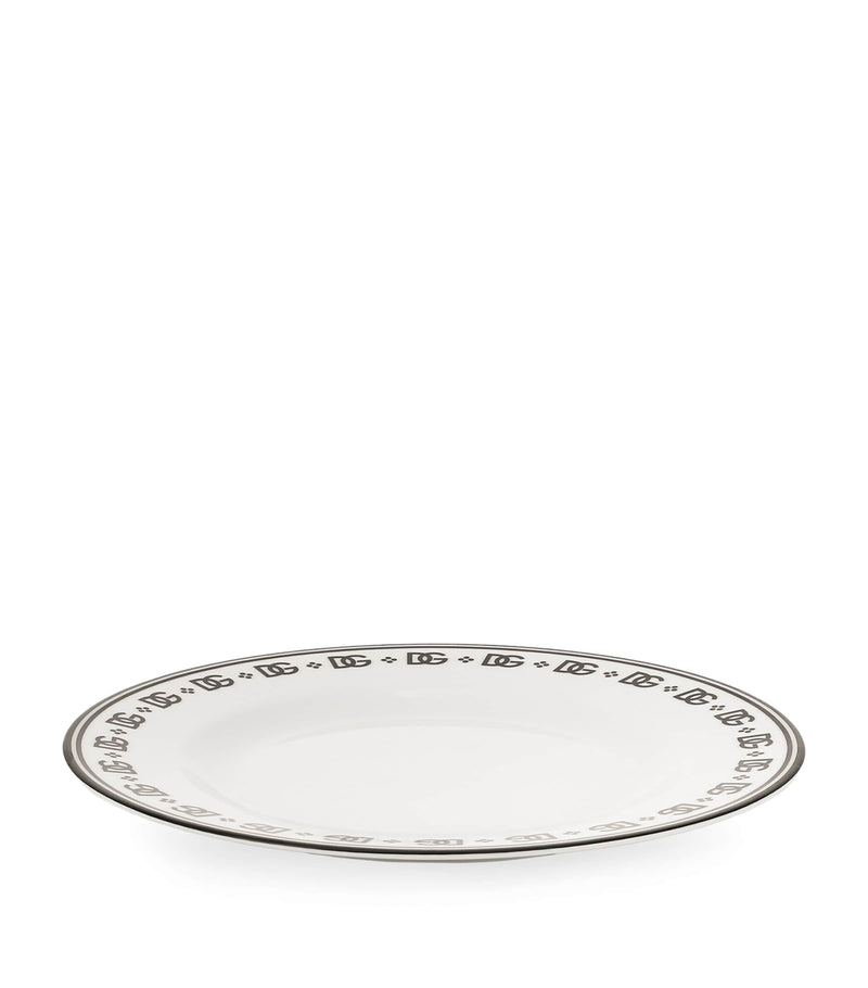 Dolce&Gabbana Casa DG logo dinner plates 26.5cm - British product