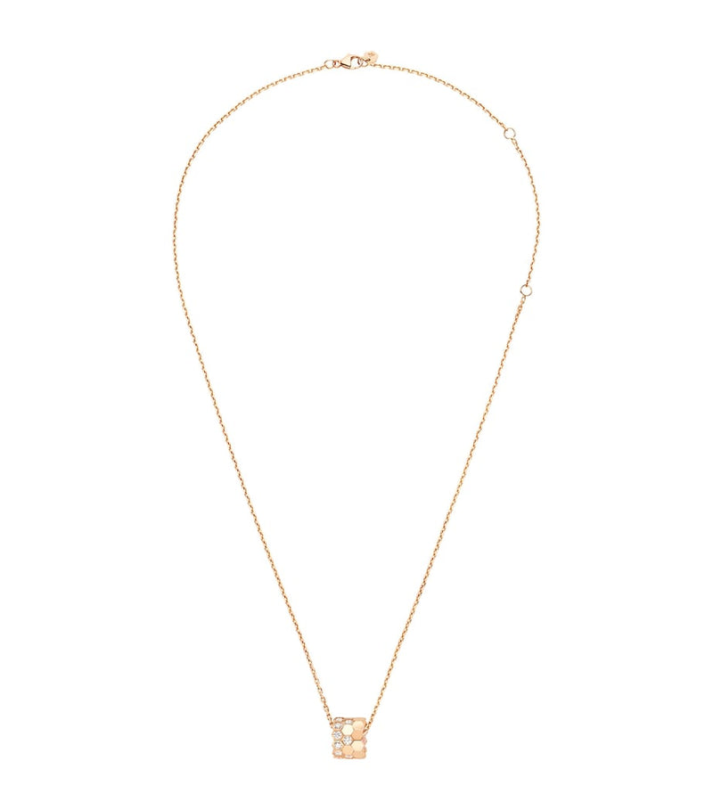 Chaumet Bee de Chaumet necklace in rose gold with diamond, UK version