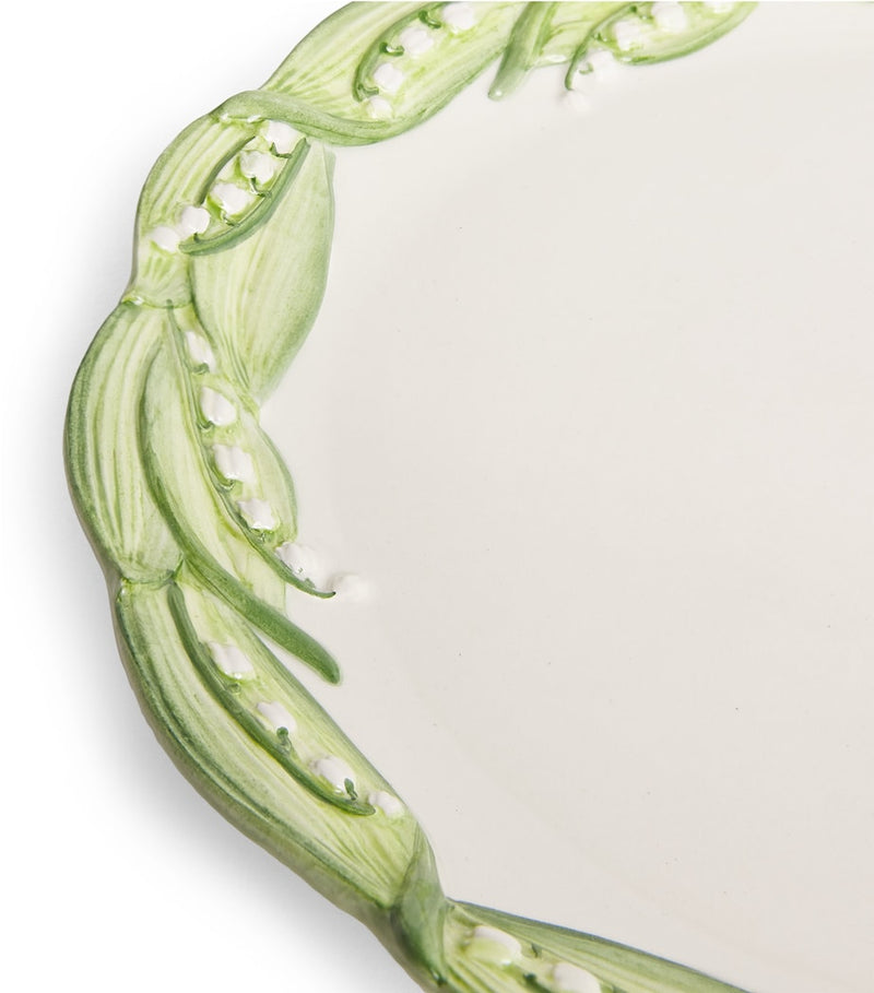 Les Ottomans Lilly of the Valley charger plate 32cm, UK version