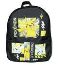 Pokemon black backpack with 10.4 litre capacity, imported from the UK