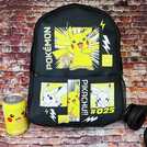 Pokemon black backpack with 10.4 litre capacity, imported from the UK