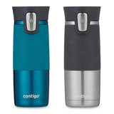 Contigo Autoseal 2 pack travel mugs, imported from the UK