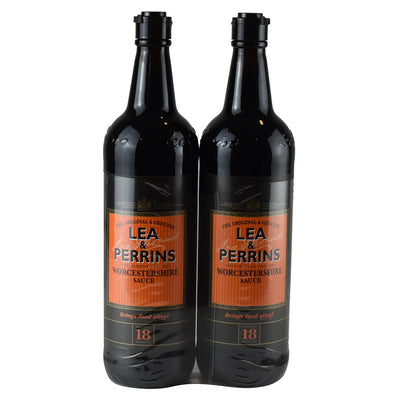 Costco UK Lea & Perrins Original Worcestershire Sauce 2 x 568ml- Buy online at McGrocer