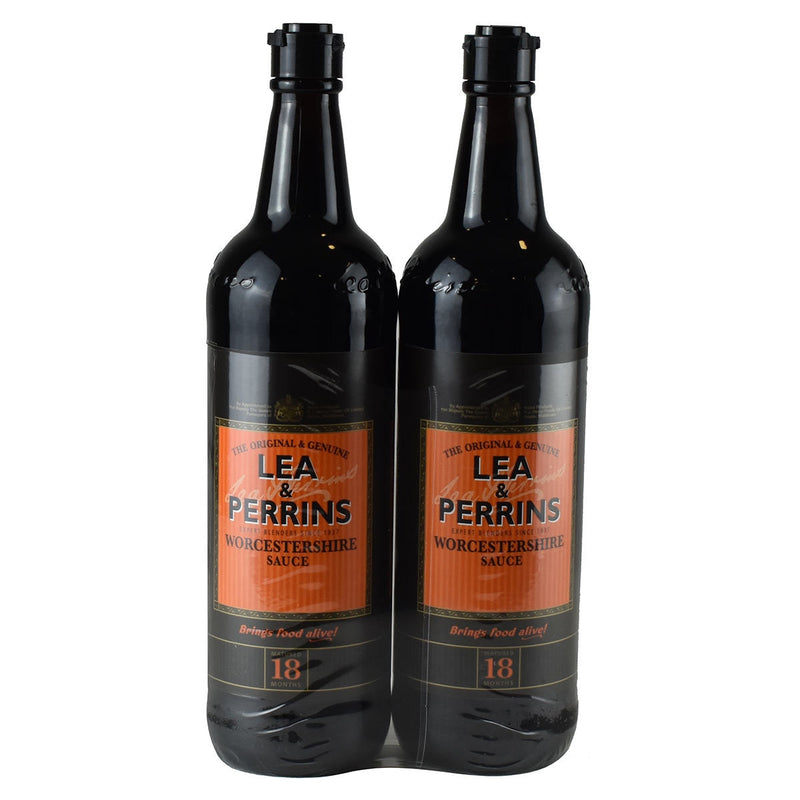 Lea & Perrins original Worcestershire sauce 2 x 568ml, UK version