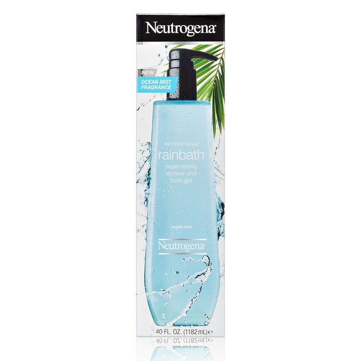 Neutrogena Ocean Mist shower and bath gel 1.18L, imported from the UK