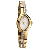 Sekonda ladies stone set bracelet watch - British product