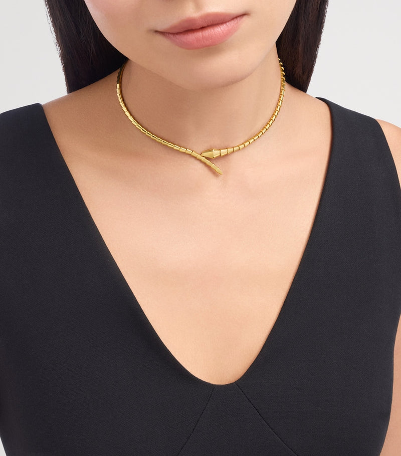 Bvlgari Serpenti Viper necklace 18kt yellow gold, imported from the UK