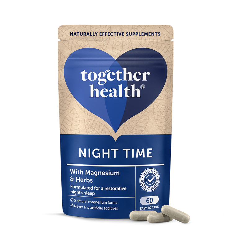 Night Time capsules 60 count marine magnesium supplement (British brand)